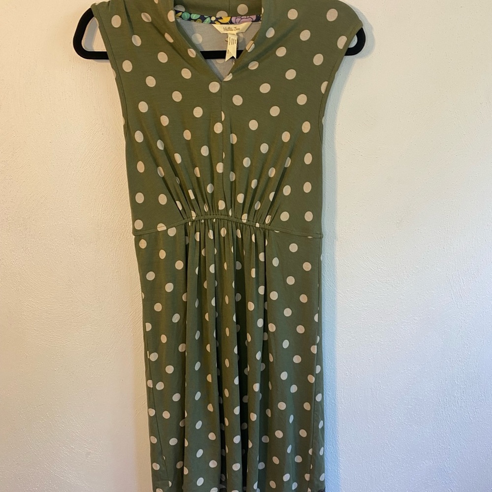 Matilda Jane Olive Green Polka Dot Dress